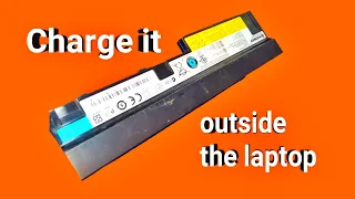 how to charge the laptop battery without laptop