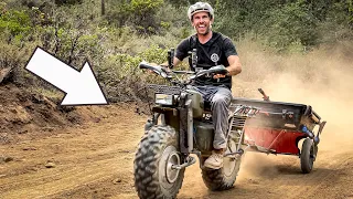 OF COURSE we need one of these 🏍 Rokon Trail-Breaker 2WD Motorcycle | Building Everstoke