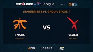 Fnatic vs Vexxed - Map 1 - Overpass (SL i-League StarSeries XIV)