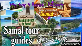 SAMAL ISLAND TOURIST DESTINATION  GUIDE | SAMAL ISLAND TOP 5  FIVE STAR BEACH RESORTS