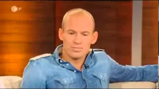 Arjen Robben bei Wetten dass - Interview - 02.10.2010.