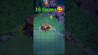 COC Gem Mine 16 Gems 💎 #short #viral #clashofclans