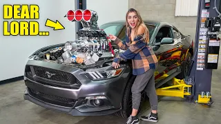 We Put a Giant 2000HP Supercharged Big Block Ford in S550 Mustang!