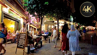 Seville, Spain 4K Nightlife: Walking Tour Around The City Centre 2023