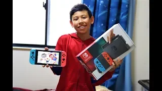 MEU PAI ME ENGANOU O DIA TODO MAS GANHEI UM NINTENDO SWITCH DE ANIVERSARIO ‹ Yuji Angelotti ›