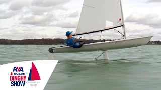 Incredible Foiling Laser - Taking off at Southampton Water Activities Centre -  Flying Boat