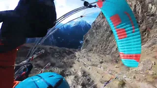 Flare Line 13 at Les Deux Alpes speedriding speedflying