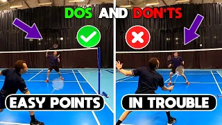 Anticipate At The Net In Doubles - Dos and Don'ts