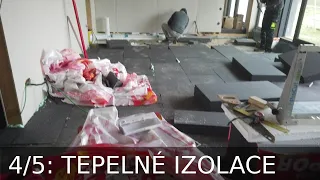 Dřevostavba Sobotka 4/5: tepelné izolace