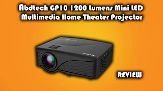 Abdtech GP10 HD LED 1200 Lumens Home Cinema Projector Review