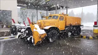 ZIL157 KE D470 SNEŽNÁ FRÉZA ЗИЛ-157 Шнекоротор Д-470 SNOW BLOWER-LIPTOV-SLOVAKIA