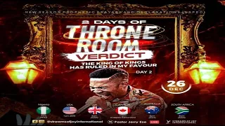 THRONE ROOM VERDICT [THE KING OF KINGS HAS RULED IN MY FAVOUR] DAY 2 || NSPPD || 26TH DECEMBER 2023