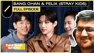Stray Kids' Bang Chan and Felix Catch Up with Eric Nam | DAEBAK SHOW S2 EP1 | Stray Kids Reaction