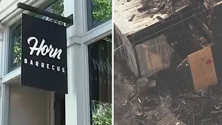 Fire that destroyed Oakland's Horn Barbeque being investigated as arson: firefighters