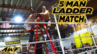 Chris Evans vs Johnny Saovi vs Paradox vs Aydan Colt vs Nic Zander | Ladder Match AWF State Title