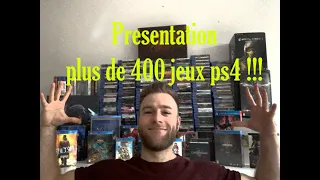 Présentation collection jeux ps4 ! Plus de 400 titres ! ( janvier 2021 )