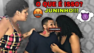 PEGUEI A MINHA IRMA COM JUNINHO!!! -Mile Steffani