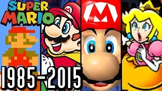 Super Mario ALL INTROS 1985-2015 (Wii U, 3DS, N64, SNES)