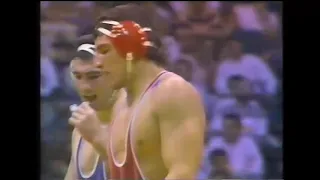 1992 All Star Wrestling Meet: Matt Johnson of Iowa State vs  Rich Powers of UNI