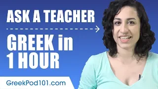 Learn Greek in 1 Hour - ALL of Your Absolute Beginner Questions Answered!