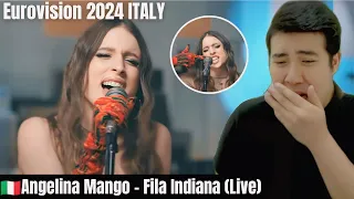 [REACTION]  🇮🇹 Angelina Mango - Fila Indiana (Live) | #EurovisionALBM | EUROVISION ITALY 2024