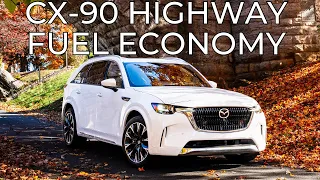 Mazda CX-90 Highway PERFORMANCE and Fuel EFFICIENCY Test | with Binaural SOUND