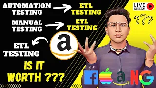 🔴LIVE 2.0 | How much Salary in TESTING ? | Amazon to ETL Testing ? | RECESSION ???