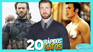 20 Cosas que NO SABÍAS de CHRIS EVANS🔥