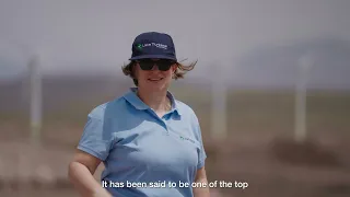 Lake Turkana wind farm in Kenya is one of the best wind sites in the world