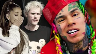 6ix9ine Slams Ariana Grande & Justin Bieber Billboard Chart Win