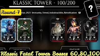 Klassic Fatal Tower Boss Battles 100 & 60,80 Fight + Guaranteed Diamond Reward (Round-7)