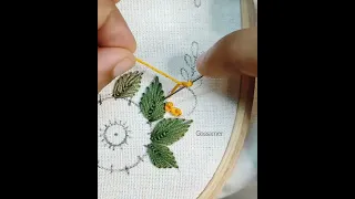 French Knot Flower Embroidery🌸