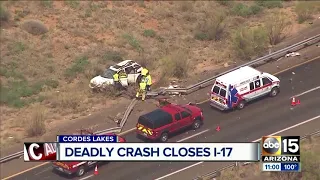 One dead, others hurt in crash on I-17 near Sunset Point