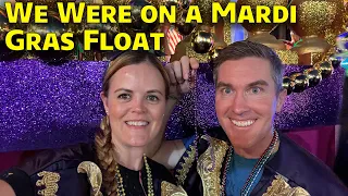 We Were on a Mardi Gras Float and New Mardi Gras Food & Drinks - Universal Studios Adventure