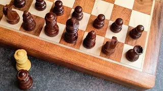 BCBESTCHESS Wooden Magnetic Chess Board