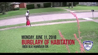 Burglary of Habitation - Hanover Dr. - June 11, 2018