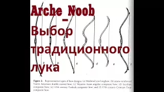 Описание луков и рекомендации по выбору ТРАДИЦИЯ Arche_Noob