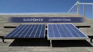 SunPower φωτοβολταϊκά απόδοση με σκίαση