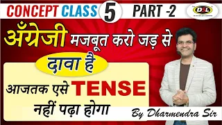 Present Continuous Tense | Time & Tense Part -2 | Concept Class 5 for Spoken by Dharmendra Sir