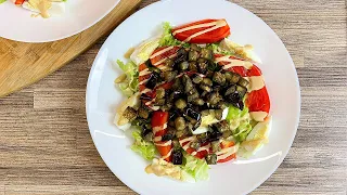 Попробуйте вкусный и простой ТЕПЛЫЙ САЛАТ ИЗ БАКЛАЖАНОВ (Простые салаты) БАКЛАЖАНЫ РЕЦЕПТЫ