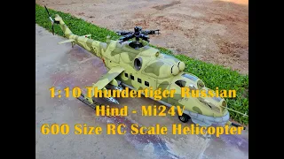 Thundertiger Russian Hind - Mi24V 1:10 RC Scale model Helicopter