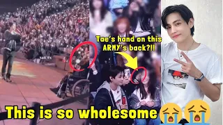 Turns out Taehyung saw this person and decided to remain in that section?!!🥺😭