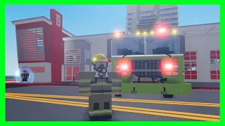 I became a Firefighter on Roblox! First Responders: Coastal Heat