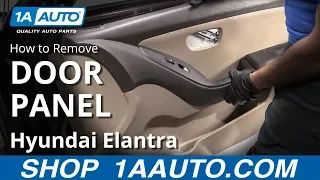 How to Replace Door Panel 07-10 Hyundai Elantra