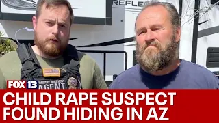 Man accused of Pierce County child rape found, arrested in Arizona | FOX 13 Seattle