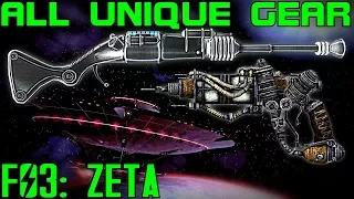Fallout 3: Mothership Zeta - Unique Armor & Weapons Guide (DLC)