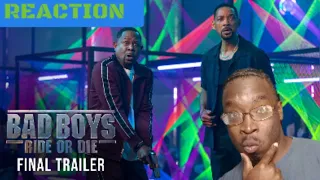 BAD BOYS: RIDE OR DIE | Final Trailer | Reaction!!