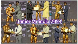 Maharashtra won 7 medals in Masters and Divyang category at 14th Junior Mr. India 2024, Chennai