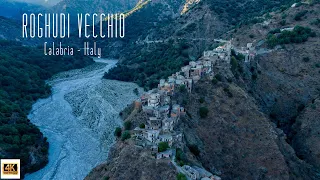 🇮🇹 4K drone video of Roghudi Vecchio, Calabria, Italy.