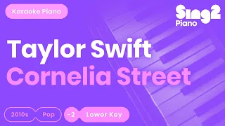 Taylor Swift - Cornelia Street (Lower Key) Piano Karaoke